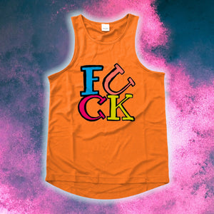 "FUCK" Multicolour Vests