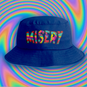 "MISERY" 90's STYLE COTTON BUCKET HAT