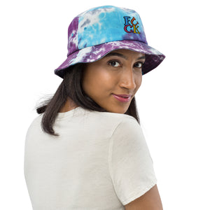 “FUCK” Embroidered tie dye bucket hat